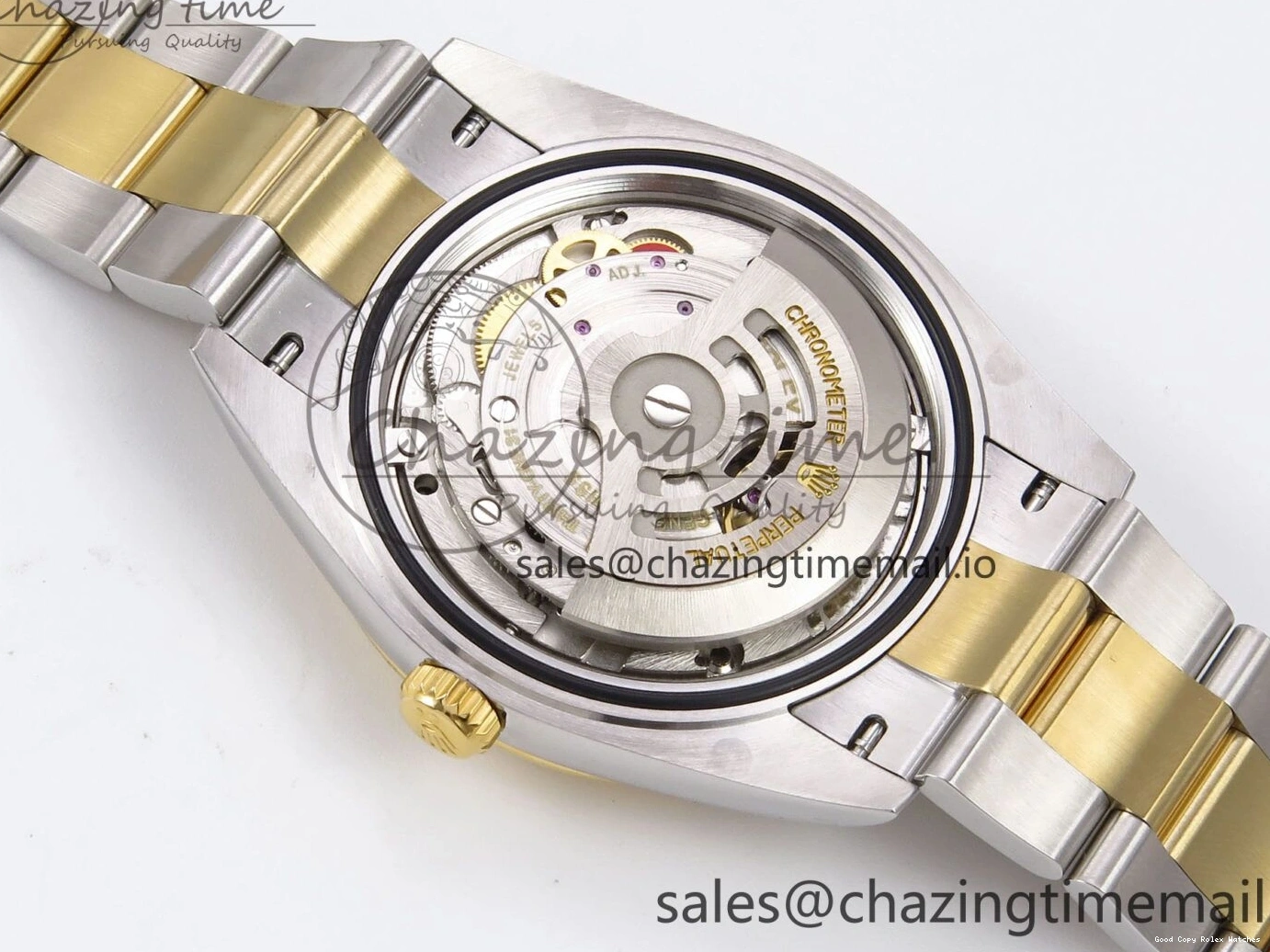 AAA Replica Watches Bracelet Thermal YG Best Edition Dial DateJust 41 Oyster 126333 EWEF SS on 976 YG Textured A 0104